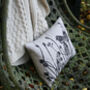 Lavender Scented Sleep Pillow, 'Birds On Teasels', thumbnail 3 of 12