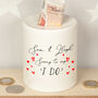 Personalised Wedding Fund Ceramic Money Box, thumbnail 1 of 2