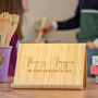 Personalised Secret Ingredient Bamboo Cook Book Stand, thumbnail 1 of 4