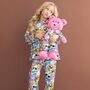 Gatto Pyjama Set With Matching Teddy Bear Set, thumbnail 1 of 9