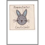 Personalised Bunny Rabbit Anniversary Card, thumbnail 6 of 12