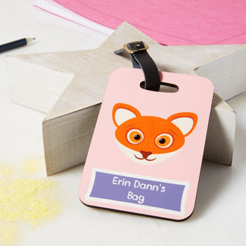 Personalised Children's Animal Book Bag / Luggage Tag, 2 of 7