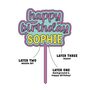 Personalised Birthday Cake Topper, thumbnail 3 of 3