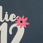 Personalised Cake Topper, Flowers, thumbnail 2 of 8