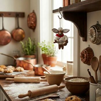 Handamde Felt Penny The Patisserie Chef, 5 of 6