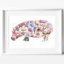 H Is For Hippo Print, thumbnail 1 of 4