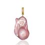 Large Pink Baroque Pearl Pendant Necklace, thumbnail 3 of 5