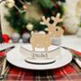 Personalised Christmas Table Place Setting Rudolf, thumbnail 1 of 3