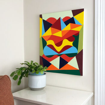 Abstract Forms Original Painting, 2 of 2
