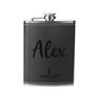 Personalised Faux Leather Hip Flask, thumbnail 2 of 8