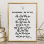 Personalised Wedding Blessing Print – Numbers Six:24–26, thumbnail 1 of 5