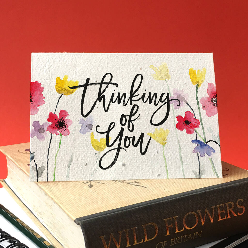 Thinking Of You Plantable Card, 1 of 10