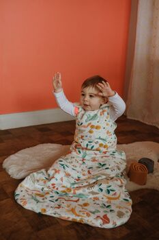 Folk And Thread Organic Baby Sleep Bag Folktails, 4 of 11