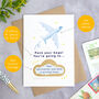 Personalised Aeroplane Travel Scratch Card, thumbnail 4 of 9