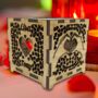 Valentine's Day Wooden Lantern With Gift, thumbnail 3 of 6