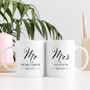 Mr And Mrs Always Right Couple Gift Wedding Mugs, thumbnail 1 of 2