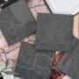 Scottish Cities Slate Coaster Set, thumbnail 1 of 7