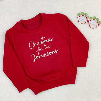 Christmas With The… Personalised Sweatshirt, 6 of 7
