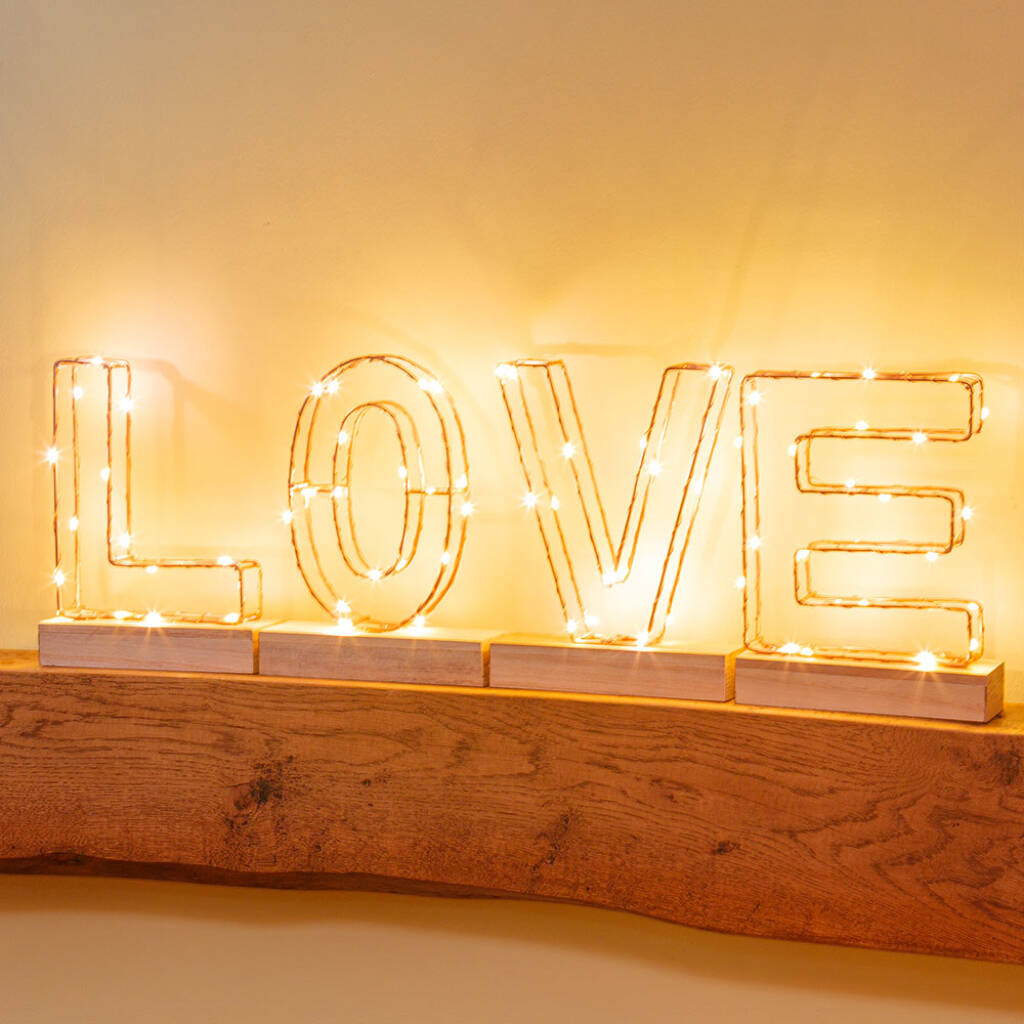 Love Light Up Letter Lights By all things Brighton beautiful