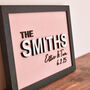 Personalised Hand Painted Wooden Wedding Sign, thumbnail 2 of 5