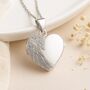 Personalised Sterling Silver Angel Wing Locket, thumbnail 1 of 9