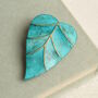 Leaf Brooch Pin, thumbnail 2 of 8