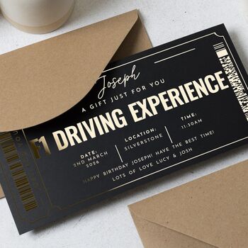 Personalised F1 Driving Experience Gift Voucher, 4 of 9