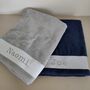 Personalised Cotton Large Beach Spa Resorts Towel, thumbnail 4 of 12