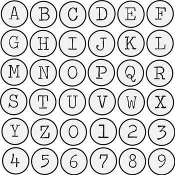 Alphabet Typewriter Letter Initial Cupboard Door Knobs, 2 of 6