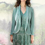 Vintage Style Aqua Lace Special Occasion Dress, thumbnail 4 of 6