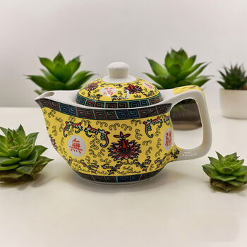 Patterned Ceramic Herbal Teapot Gift For Tea Lovers, 2 of 10