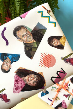 Karl And Susan Kennedy Wrapping Paper, 90s Neighbours Inspired Wrap, 7 of 9