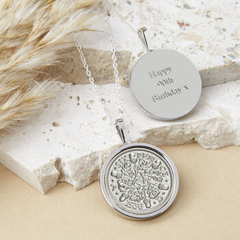 90th Birthday 1936 Sixpence Coin Necklace, 2 of 12