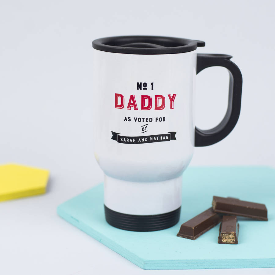personalised daddy travel mug