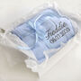 Personalised Blue Cellular Baby Blanket, thumbnail 4 of 9