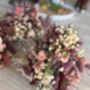 Blush And Burgundy Dried Flower Bouquet, thumbnail 5 of 6