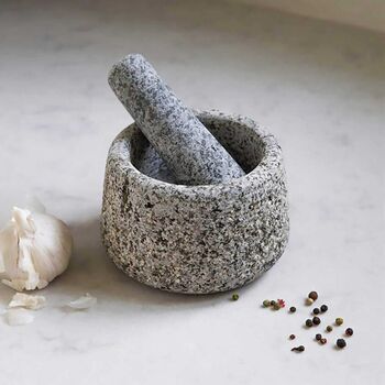Natural Granite Pestle And Mortar, 3 of 4