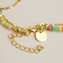 Double Layered Colourful Bead Bracelet, thumbnail 3 of 3