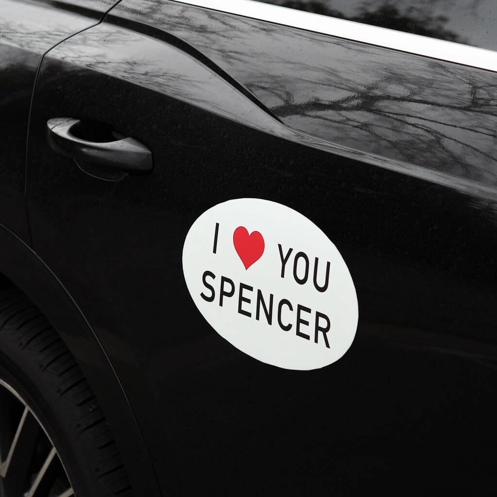 Personalised I Heart Car By Proper Goose