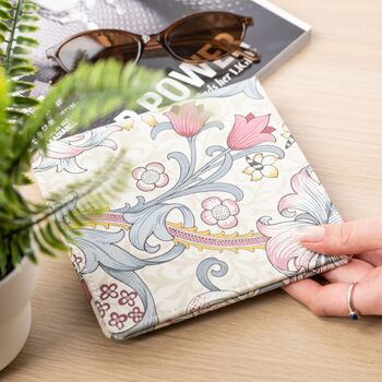 Permit Wallet In William Morris Golden Lily Plum, 3 of 5