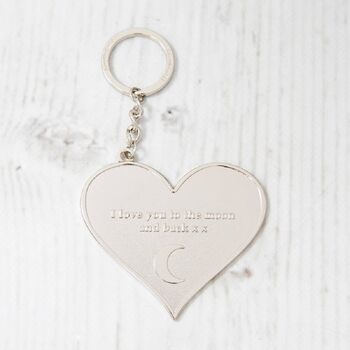 Friends Large Heart Message Keyring, 7 of 7