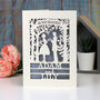 Personalised Papercut Couple Engagement Card, thumbnail 4 of 6