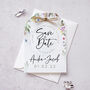 'Flower Press' Save The Date Cards, thumbnail 1 of 2