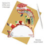 Pop Up 3D Pendulum Christmas Card Hurry Down The Chimney, thumbnail 5 of 5