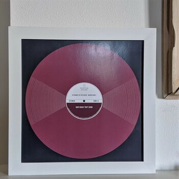 Personalised Coloured Record Print, 8 of 8