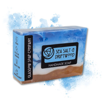 Sea Salt And Driftwood Scottish Handmade Soap, 4 of 4