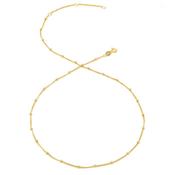40th Birthday Gold Vermeil Plated Birthstone Necklace, 5 of 8