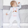 Personalised First Easter Bunny Babygrow, thumbnail 1 of 7