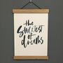 The Sweetest Of Dreams Typography Print, thumbnail 4 of 6