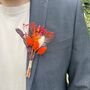 Autumn Wedding Buttonhole, thumbnail 2 of 4
